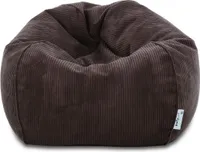 Kreslo Pouffe Sack Corduroy - mäkké a pohodlné - moderné - farba: SZ29 Brown