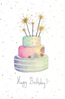 Geburtstag - Glückwunschkarte im Format 11,5 x 17 cm mit Umschlag