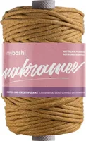 Makramee, 100% Baumwolle 50m-Lauflänge, gezwirnt, 4mm : honig : honig