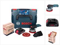 Bosch GEX 18V-125 Professional Akku Exzenterschleifer 18 V 125 mm Brushless + 1x Toolbrothers TURTLE Schleifset + 1x ProCORE Akku 4,0 Ah + L-BOXX - ohne Ladegerät