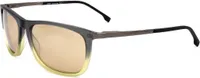 Hugo Boss BOSS 1249/S/IT 4VF MATTE GREY BROWN 56/16/145 Herren Sonnenbrillen