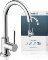 SCHÜTTE Küchenarmatur CORNWALL, Wasserhahn Küche mit schwenkbarem Auslauf