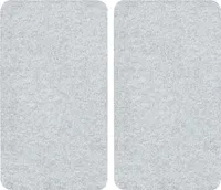 WENKO 2er Set hitzebeständige Herdabdeckplatten Transparent 30 x 0,8 x 52 cm