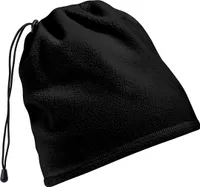 Beechfield Uni 2-in-1 Wintermütze / Halswärmer / Schlauchschal Suprafleece RW232 (Einheitsgröße) (Schwarz)