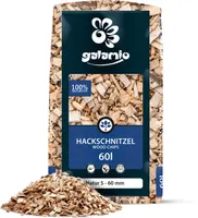Galamio Holzhackschnitzel Natur 60l
