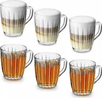 Teegläser Kaffeegläser 6 Stück Mira 250Ml