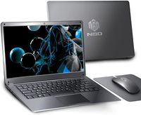 NBD 14,1 Zoll Laptop, Windows 10 Netbook, 14''1 1080P Full HD IPS Leptop, Intel Celeron N4020 6 GB RAM 256 GB Notebook mit Deutsche Tastaturlayout
