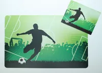 Schreibtischunterlagen Set 40 x 60 cm mit Mousepad Fußball / Fußballspieler
