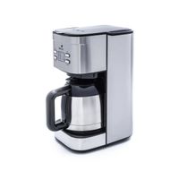 Senya programmierbare elektrische Kaffeemaschine Inox Hot Coffee, Edelstahl-Thermoskanne mit Aromawahlschalter