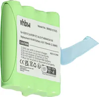 vhbw Akku kompatibel mit Midland G227, G226, G225, G223, GXT200, G300M, GXT250, G300 Funkgerät, Walkie Talkie (700 mAh, 4,8 V, NiMH)