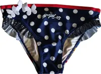 Miraculous Bikinihose Badehose Badeslip Schmetterlinge für Kinder gepunktet blau Gr. 104