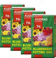 KUDRAS Blumenerde 280L (4x70L) Universalerde