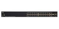Cisco SG350X-24MP - Managed - L3 - Gigabit Ethernet (10/100/1000) - Power over Ethernet (PoE) - Rack-Einbau - 1U