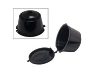 Nachfüllbare Kaffee Kapsel für Dolce Gusto Adapter wiederverwendbar Coffee 98 (Schwarz)