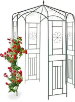 relaxdays Rosenpavillon Metall