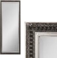Eleganter Spiegel BESTY Antik Silber 140x50cm Wandspiegel