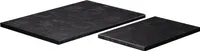 Vicco Küchenarbeitsplatte R-Line, 114 cm (passend für 87x87 Eckschrank), Anthrazit