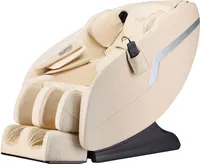 HOME DELUXE - Massagesessel KELSO Beige - inkl. Zero Gravity Funktion, Bluetooth und Heizung I Massagestuhl Relaxsessel mit Wärmefunktion