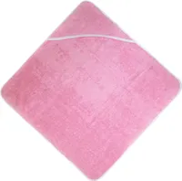 Kapuzenhandtuch Frottee rosa
