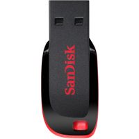 SanDisk Cruzer Blade USB flash disk 128 GB USB Type-A 2.0 černá, červená