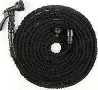 Flexibler Gartenschlauch bis 30m mit 7-Fach Brause & Adapter dehnbar, knickfrei