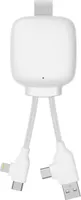 XOOPAR, Powerbank mit Multikabel 3000mAh, Weiß