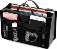 Handtaschen-Organizer - Perfekte Organisation für unterwegs - Tasche-in-Tasche - Flexibel und elegant - Schwarz - Stressfreies Reisen
