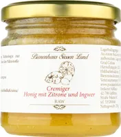 Pure & Delicious: 250g Sweet Land Apiary Raw & Pure Creamy Flower Honey with Lemon and Ginger 🍯🍋🧡"