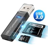 Kartenleser Stick USB 3.0 Card Reader Kartenlesegerät Micro SD XC Card Adapter