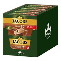 JACOBS Löskaffee 3in1 Classic löslicher Kaffee 12 x 10+2 Sticks Instantkaffee