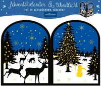 Teelichthäuschen Winternacht