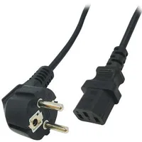 Kabel, Lanberg CEE 7/7 -> IEC 320 C13 napájecí kabel 10m VDE, černý