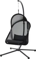 Hängesessel >YOBAYA< in anthrazit - 106x195x123 (BxHxT)