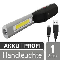 greate LED Akku Werkstattlampe grau - Magnet Inspektionsleuchte Arbeitsleuchte