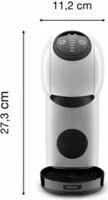 Krups Genio S Kapselkaffeemaschine Durchsichtig One Size / EU Plug 220V Durchsichtig One Size