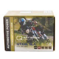 Q-Batteries QTX4L SLA AGM Motorradbatterie 12V 3Ah 40A  inkl. 7,50€ Pfand