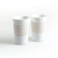 Moccamaster Kaffeebecher Porzellan Off-White, 2 Stück