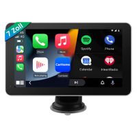Awesafe 7 Zoll carplay android auto Navigationsgerät Black GPS Bluetooth   navi Länderkarte hands-free AUX audio