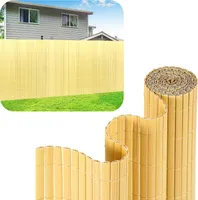 TolleTour PVC Sichtschutzmatte Sichtschutzzaun Sichtschutz für Zaun Balkon Bambus 0,8 x 5m