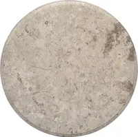 Tischplatte Grau Ø50x2,5 cm Marmor , Tischplatten Design 2024