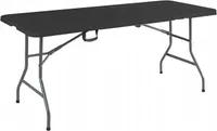 Gardlov 12280 Skládací stůl 180 x 74 cm, černý