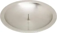 Kerzenteller Ø10cm Silbern Dorn Kerzenständer Kerzenhalter Kommunion Taufe 2816