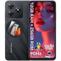 Blackview Wave 8 4G Android 14 smartphone bez smlouvy, 12GB+256GB (2TB externí SD), 6,56'' HD, 13MP+8MP, Dual-SIM mobilní telefon,5000mAh,Google Gemini,AI