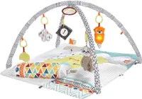 Mattel HBB74 - Fisher-Price - 5 Sinne - Krabbeldecke, kuschlige Spieldecke
