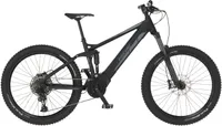 FISCHER E-Bike Pedelec MTB Montis 6.0i Fully, Rahmenhöhe 44 cm, 27,5 Zoll, Akku 504 Wh, Mittelmotor, Kettenschaltung, LCD Display, schwarz