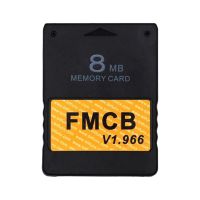 Spielkonsolenspeicherkarte Ultra-dünn Hochgeschwindigkeit 8 MB/16 MB/32 MB/64MB FMCB Free McBoot v1.966 Spieldatenstiftmodul für PS2 speichern-A