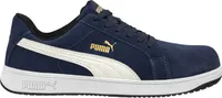 Puma Sicherheitsschuh Iconic Suede Navy Low nach EN ISO 20345:2011 S1P ESD FO HRO SR blau  Größe 42