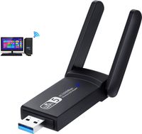 Wlan Adapter 1200Mbps Dual-Band 2.4G/5G USB 3.0 WiFi Mini Netzwerkkarte für Computer