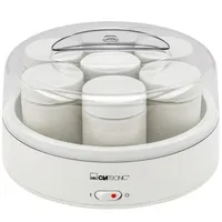 Clatronic® Joghurtbereiter | Joghurt selber machen | inkl. 7 Gläser | einfache Zubereitung | Joghurt Maker für bis zu 1,1L Joghurt | JM 3344