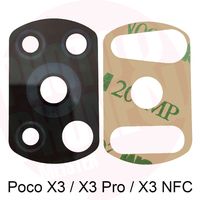 Xiaomi Poco X3 / X3 Pro / X3 NFC Kamera Linse Glas Camera Glass Lens + Kleber Neu